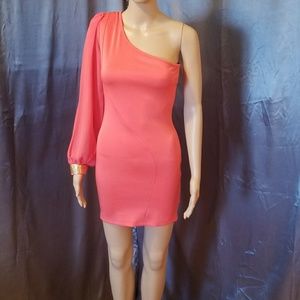 One shoulder bodycon